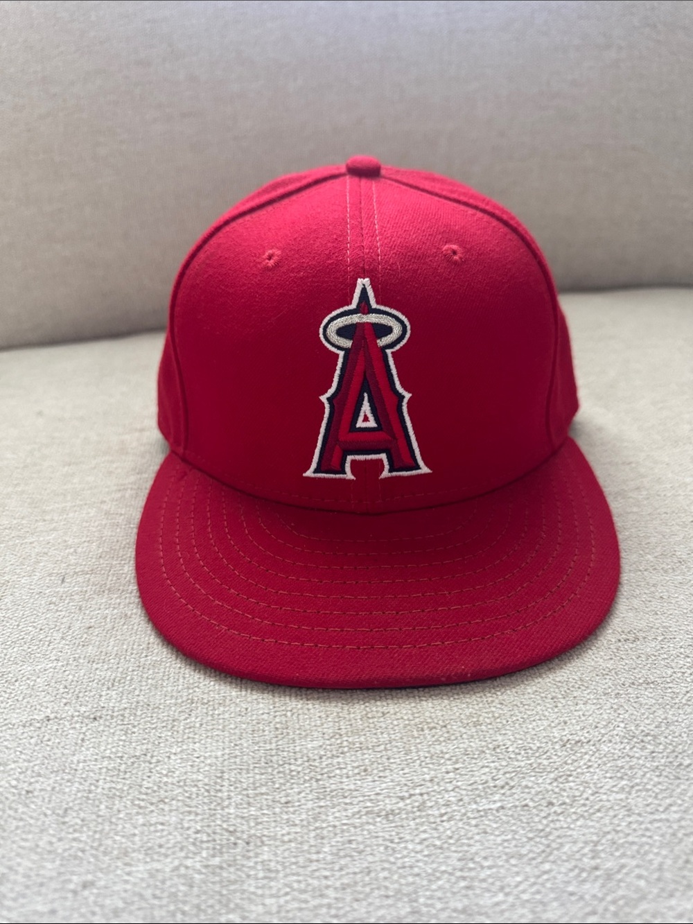 New Era Los Angeles Angels Red Fitted Cap